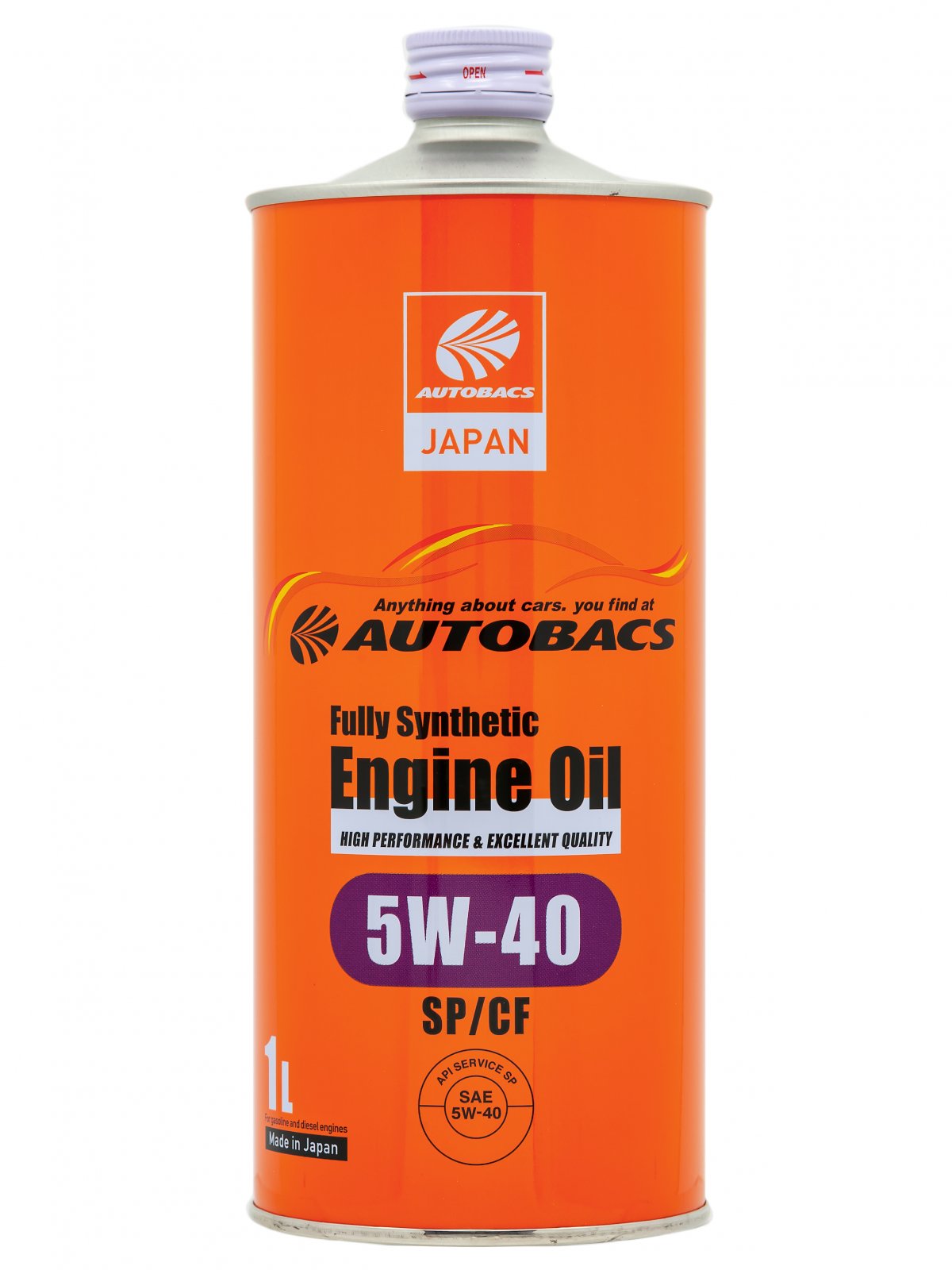 5W40 SP/CF AUTOBACS ENGINE OIL FS 1л от магазина Лубриком