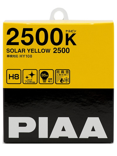 Лампа накаливания PIAA BALB SOLAR YELLOW 2500K HY108 (H8) от магазина Лубриком