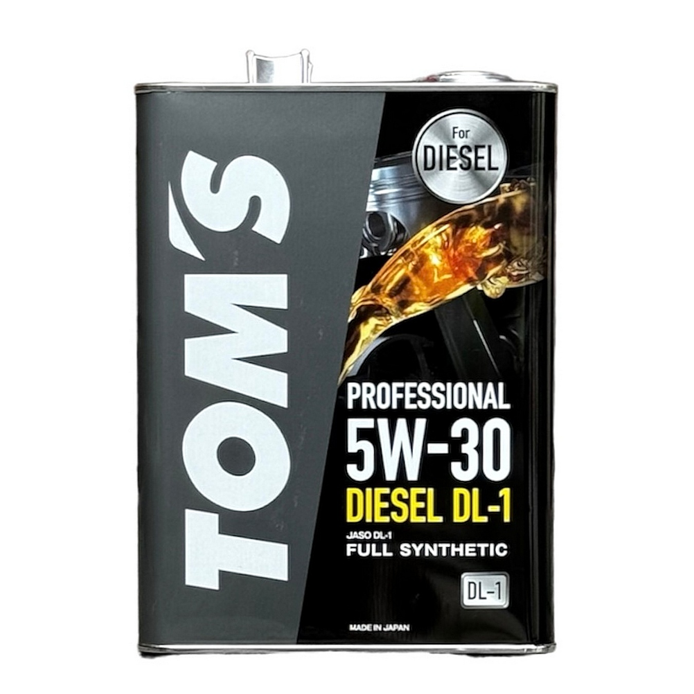 5W30 DL-1 TOM`S PROFESSIONAL DIESEL 4л синтетическое от магазина Лубриком