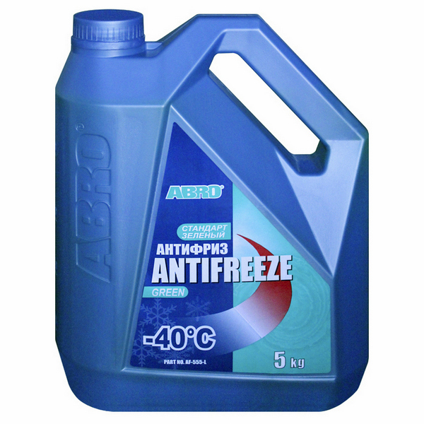 555AF-L Антифриз зеленый ABRO 5кг от магазина Лубриком