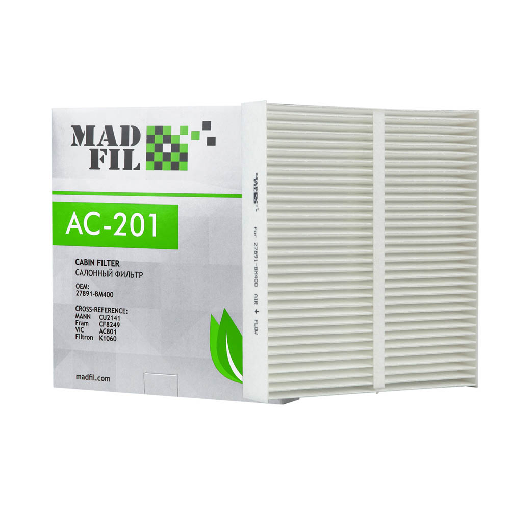 AC-201 Салонный фильтр (27891-BM400) MADFIL от магазина Лубриком