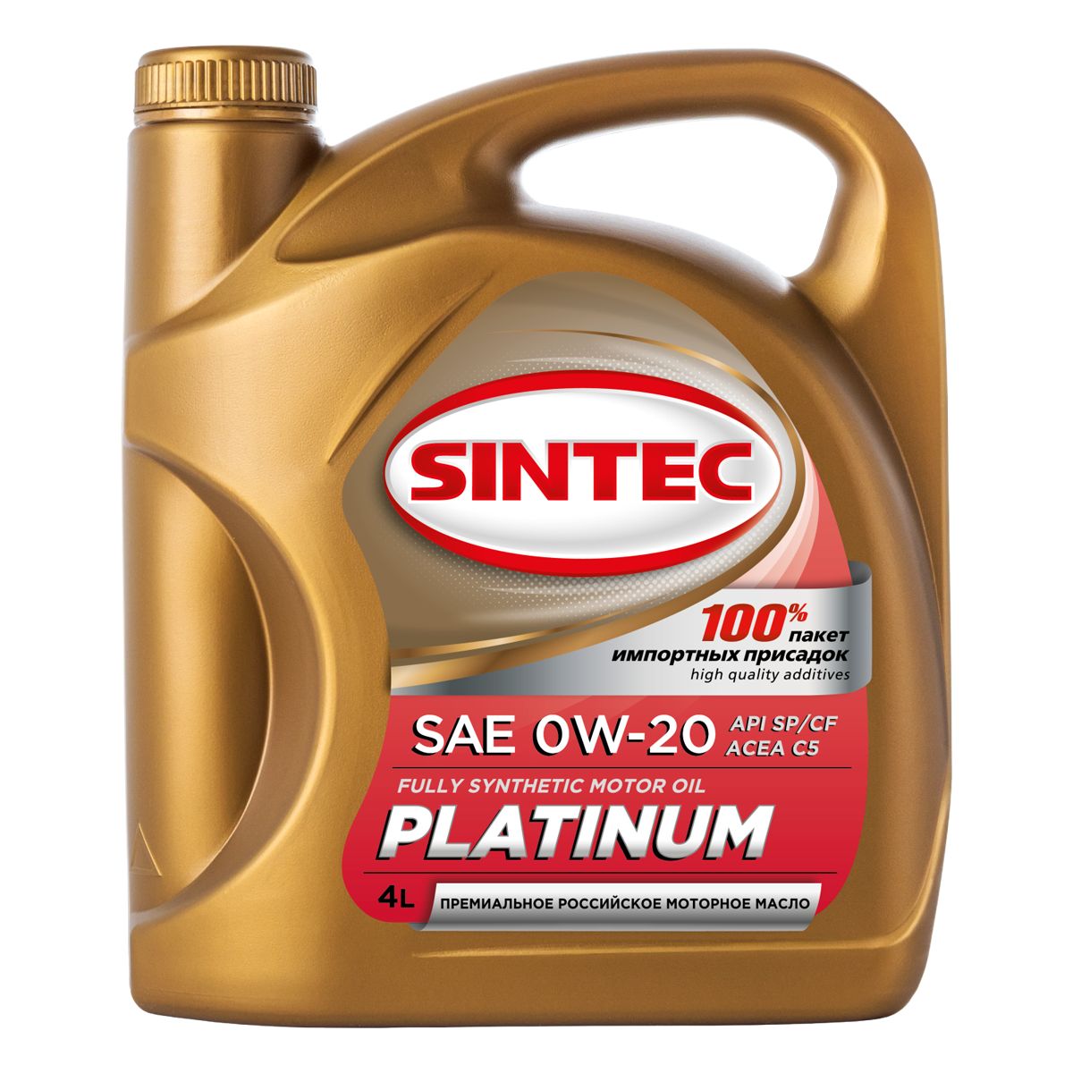 0W20 C5 SN plus SINTEC PREMIUM 9000 4л синтетическое от магазина Лубриком