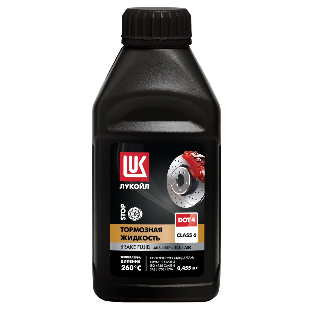Жидкость тормозная LUKOIL DOT 4 Класс 6 455гр от магазина Лубриком