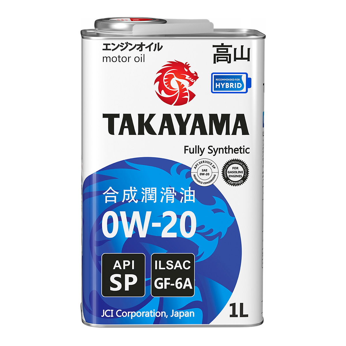 0W20 SP/GF-6A TAKAYAMA 1л синтетическое от магазина Лубриком