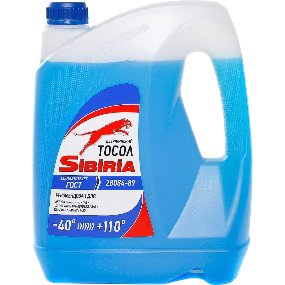 Тосол SIBIRIA голубой -40 5кг от магазина Лубриком