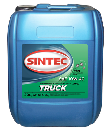 10W40 CI-4/SL SINTEC TRUCK 20л п/синтетическое от магазина Лубриком
