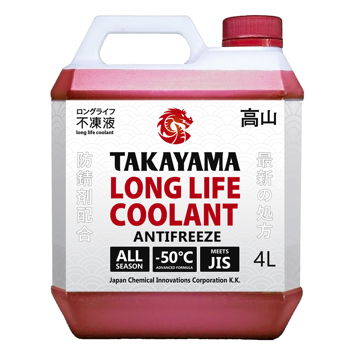 Антифриз TAKAYAMA Long Life Coolant Red (-50) 4л от магазина Лубриком