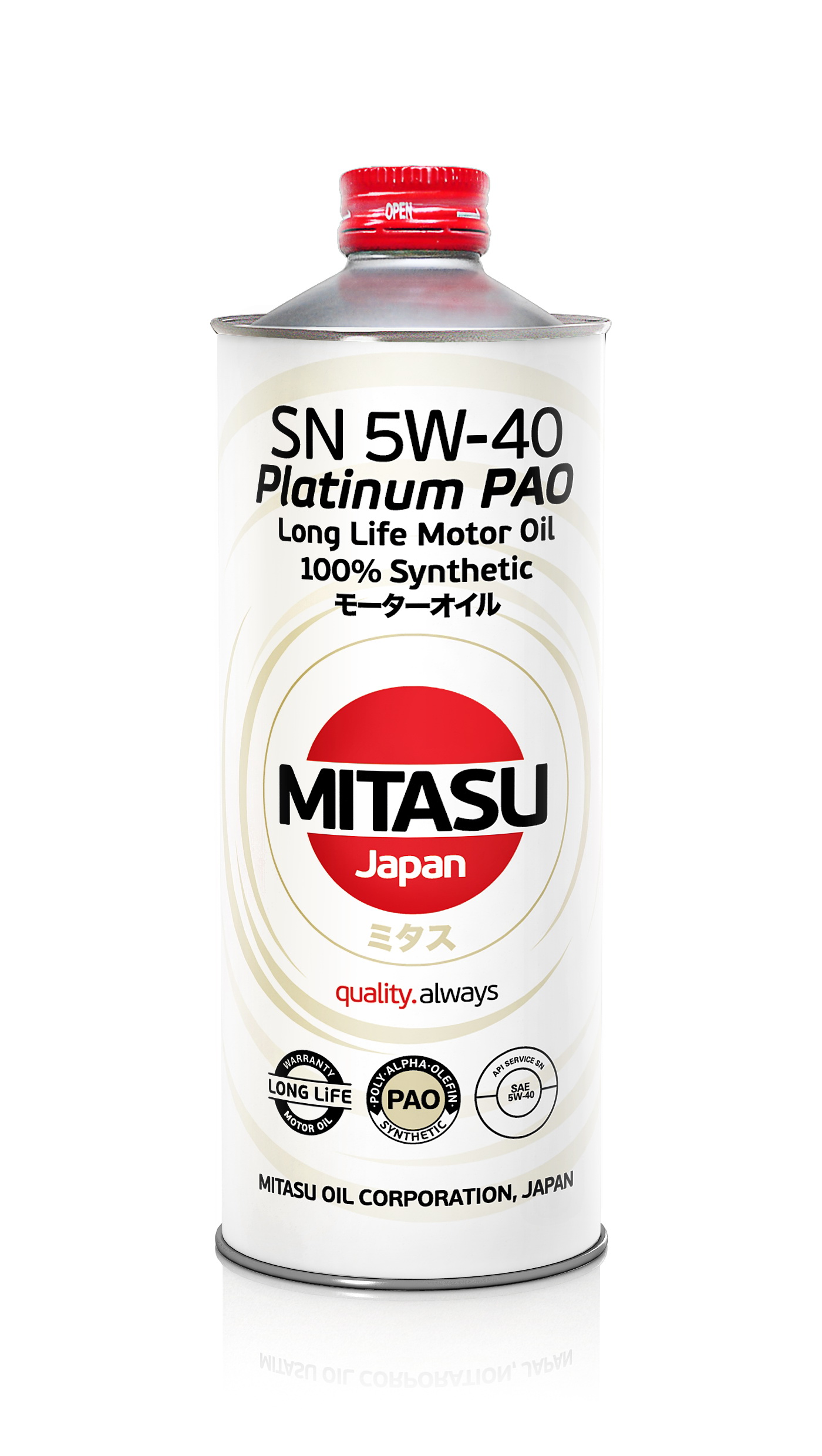 5W40 CI-4/SM MITASU ULTRA DIESEL 1л синтетическое от магазина Лубриком
